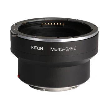KIPON M645-S/E E | Електронен адаптер за бленда за обектив Mamiya Brand M645 на фотоапарат Sony E
